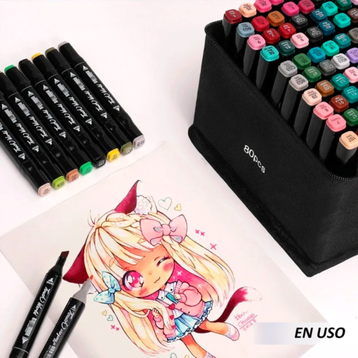Juego de 60 rotuladores para colorear