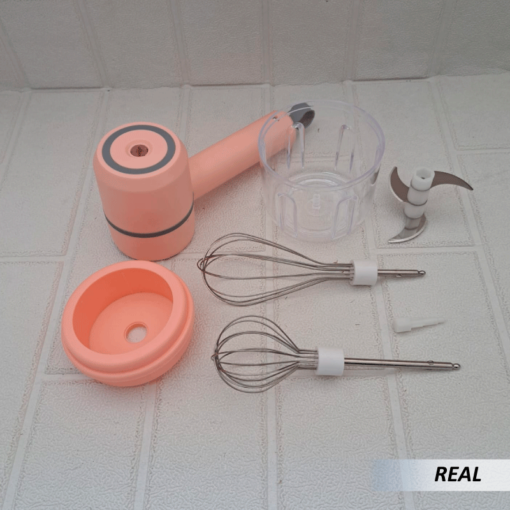 Batidora eléctrica inalámbrica 2 en 1 recargable - Imagen 4
