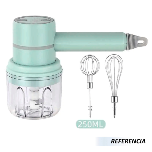 Batidora eléctrica inalámbrica 2 en 1 recargable - Imagen 5