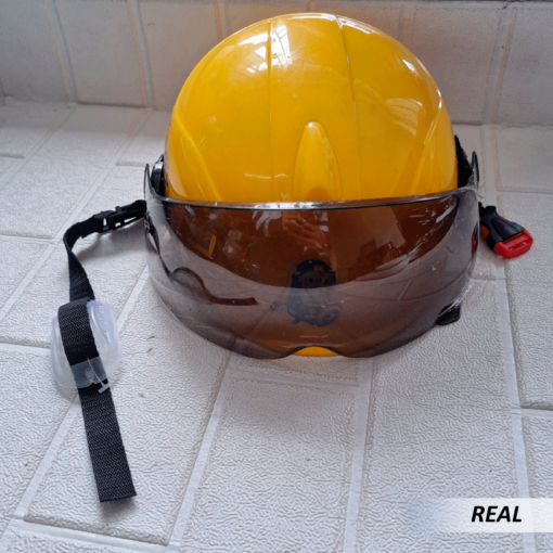 Casco de seguridad para niños y niñas con visor - Imagen 3