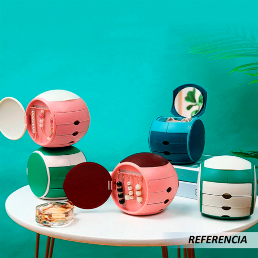 Joyero redondo con cajones - Imagen 5