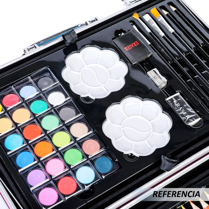 Juego de 145 lápices de colores para pintar con estuche artístico - Imagen 6