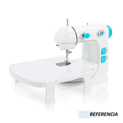 Máquina de coser portátil con mini mesa - Imagen 3