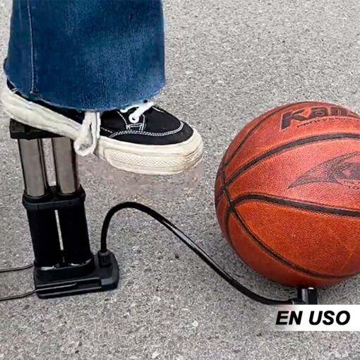 Bomba de piso de doble barril