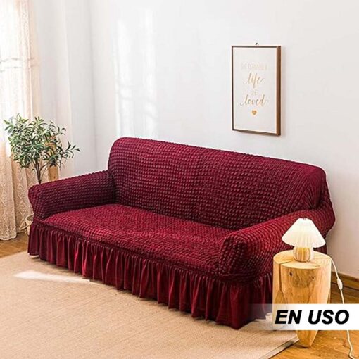 Funda de sofá con rejilla de burbujas