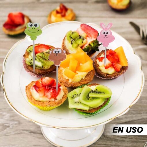 Tenedor de fruta para niños
