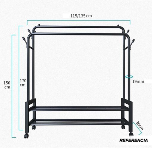 Perchero para ropa de 48 kg - Imagen 4
