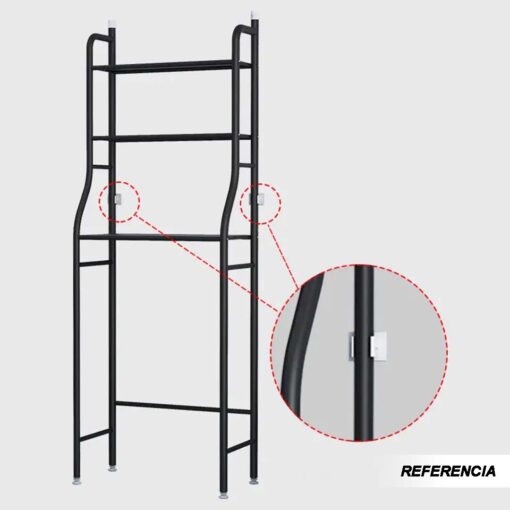 Estante de almacenamiento sobre el inodoro - Imagen 5
