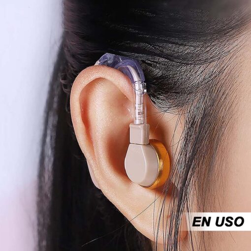Amplificación de sonido auditivo