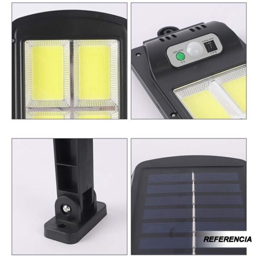 Lampara Solar 4 Luces Para Exteriores - Imagen 5