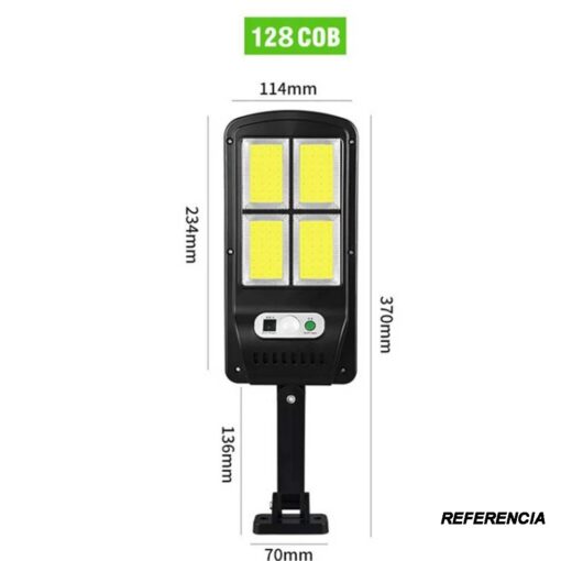 Lampara Solar 4 Luces Para Exteriores - Imagen 4