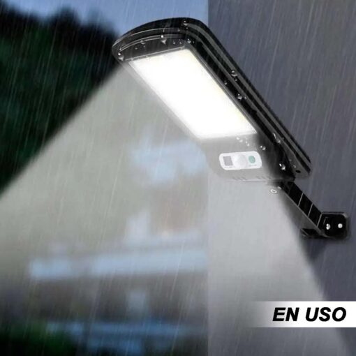 Lampara Solar 4 Luces Para Exteriores
